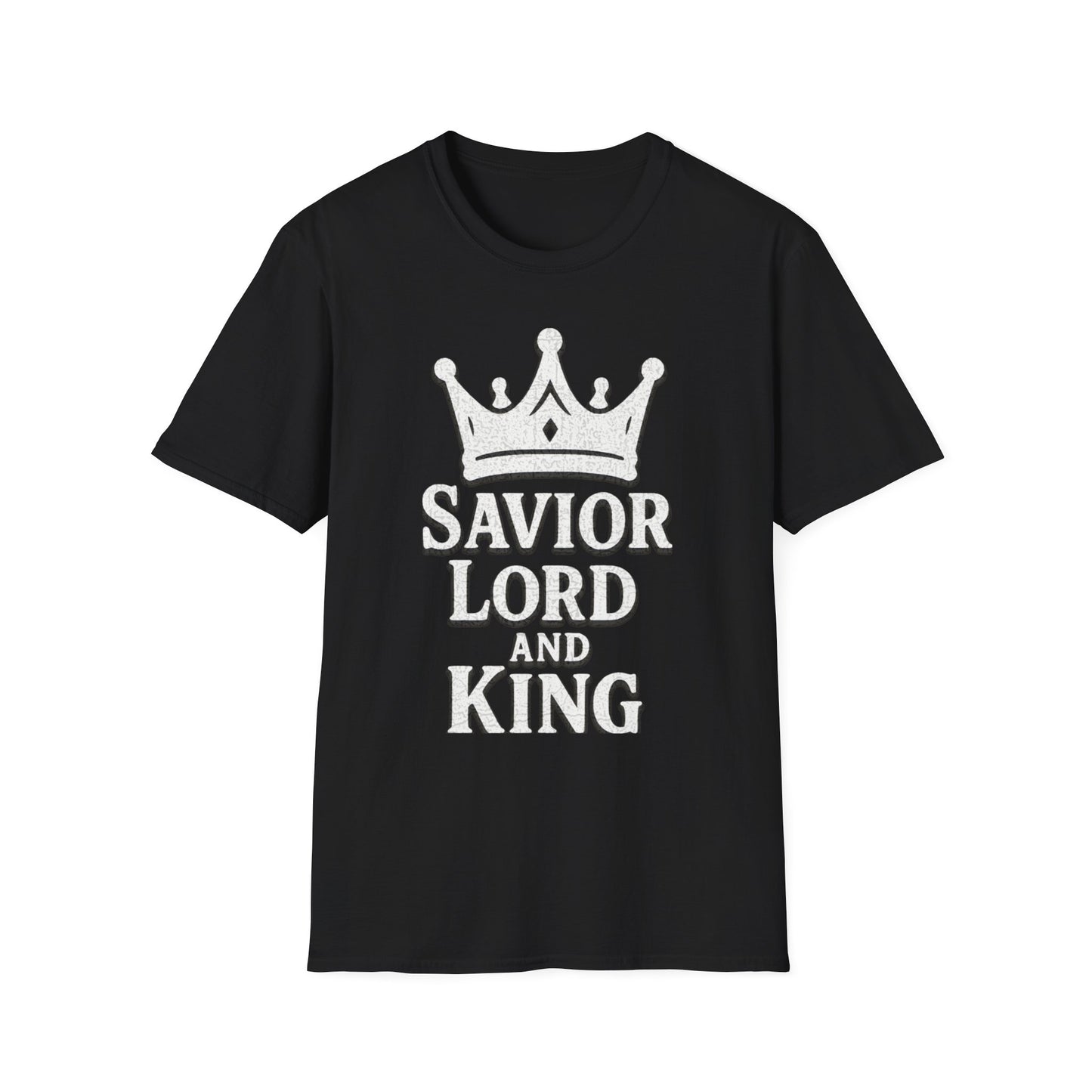 Savior Lord and King Unisex Softstyle Christian T-Shirt