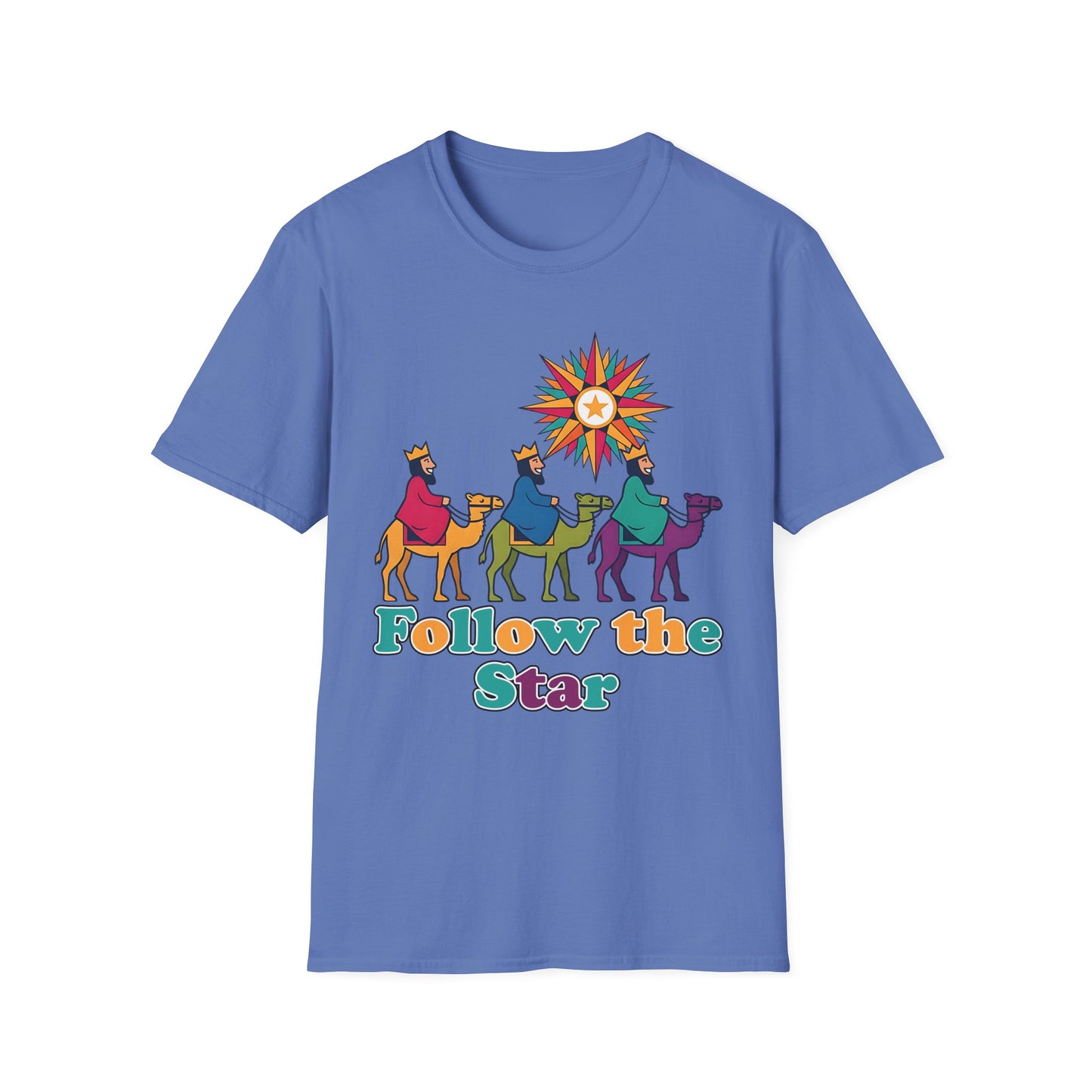 Follow the Star Christian Christmas T-Shirt