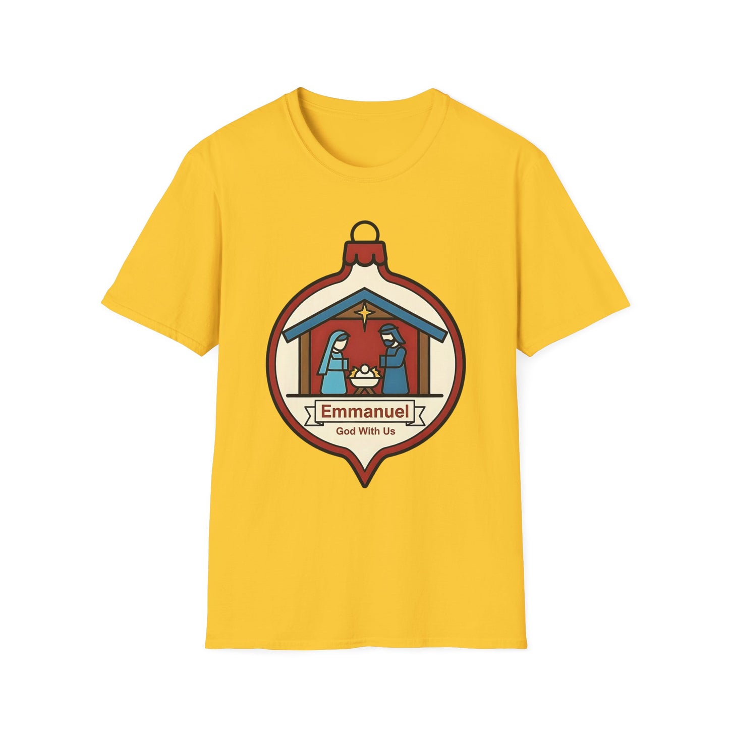 Emmanuel God With Us Christmas T-Shirt