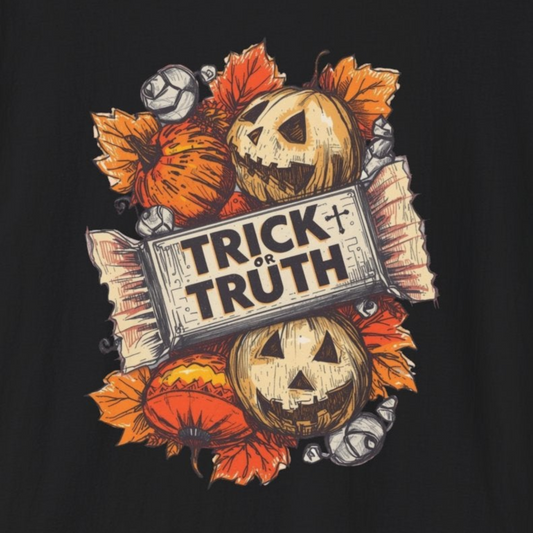 A033V1 - Halloween Trick or Truth Unisex Graphic T-Shirt