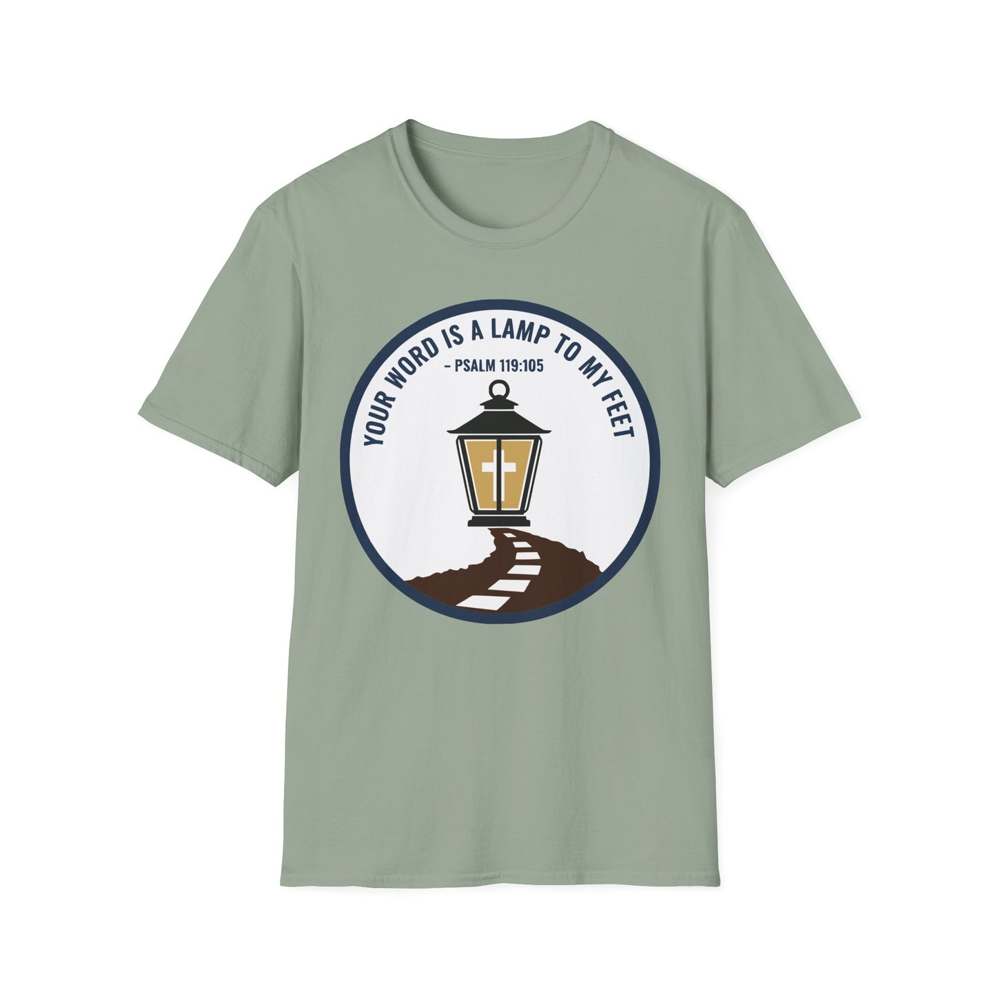 Your Word is a Lamp to My Feet Psalm 119:105 Inspirational Christian T-Shirt