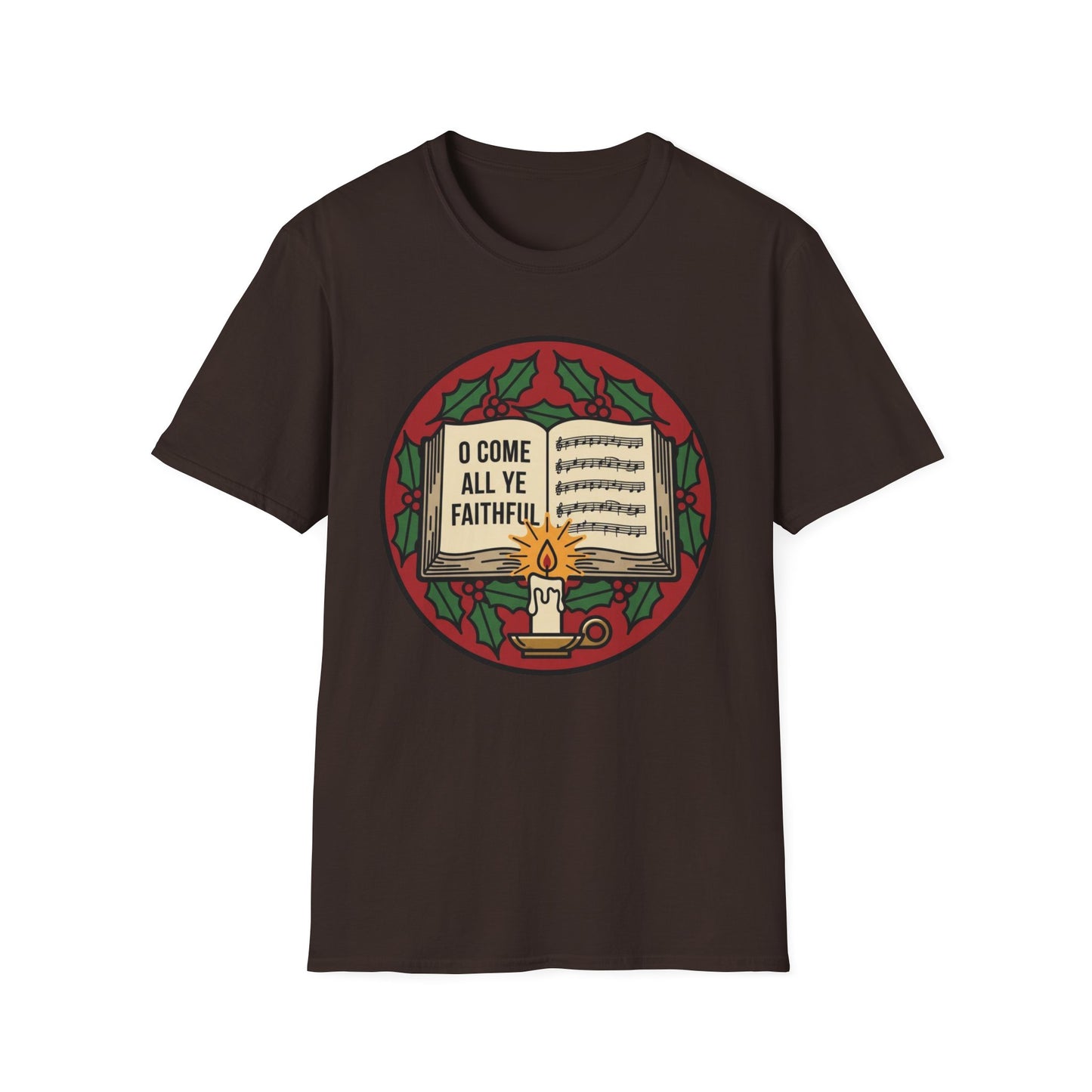“O Come All Ye Faithful” Christmas T-Shirt