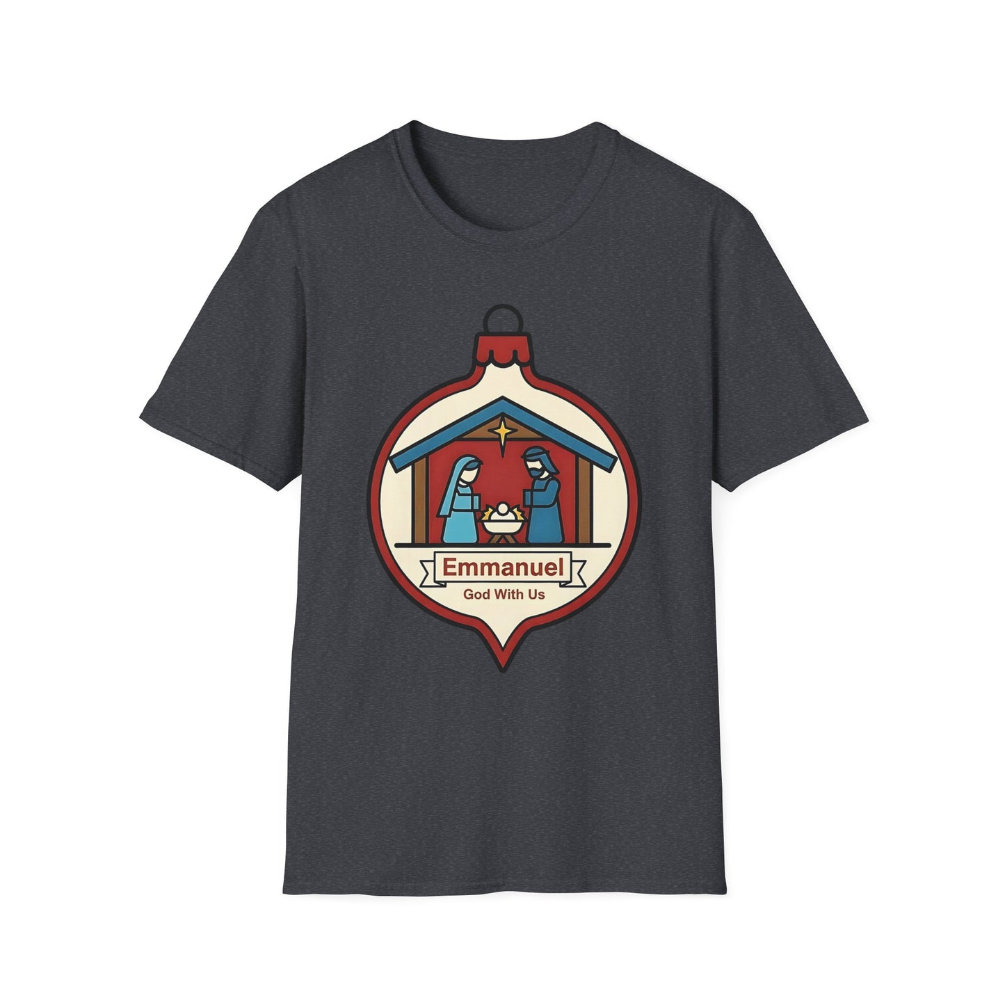Emmanuel God With Us Christmas T-Shirt