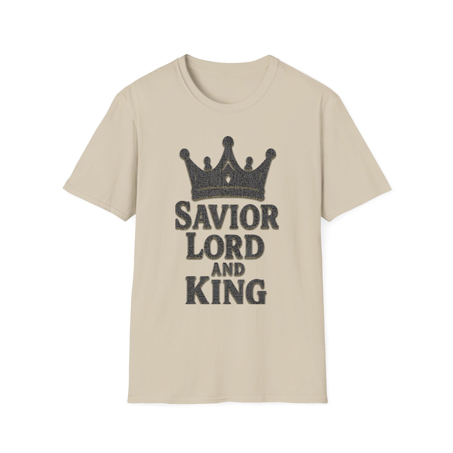 Savior Lord and King Unisex Softstyle Christian T-Shirt
