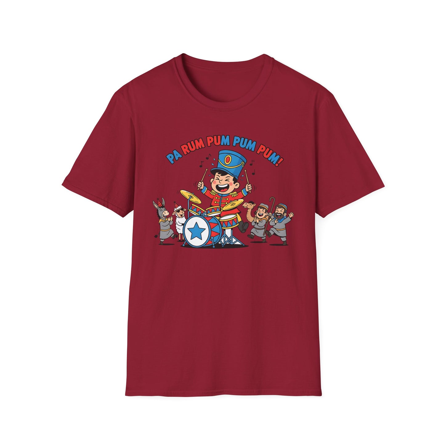 Funny Little Drummer Boy Christmas T-Shirt Pa Rum Pum Pum Pum!
