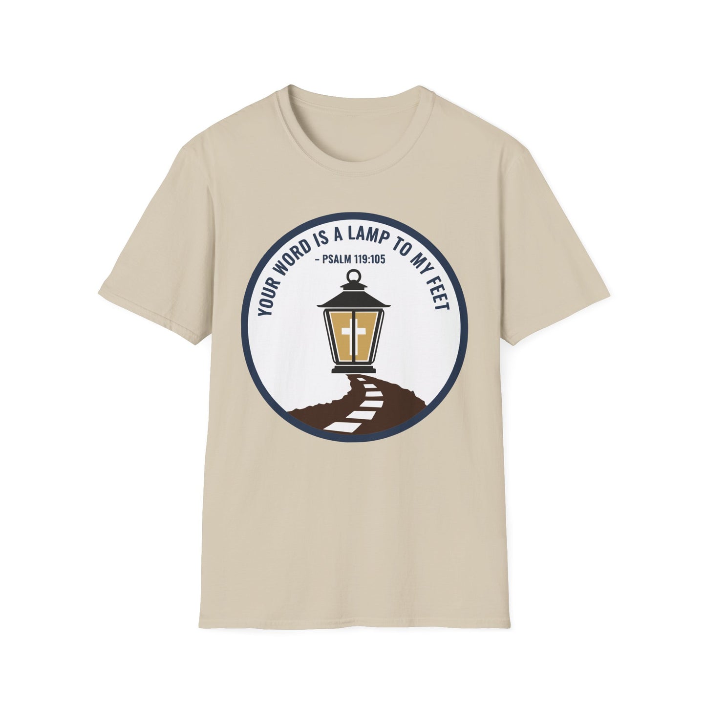 Your Word is a Lamp to My Feet Psalm 119:105 Inspirational Christian T-Shirt