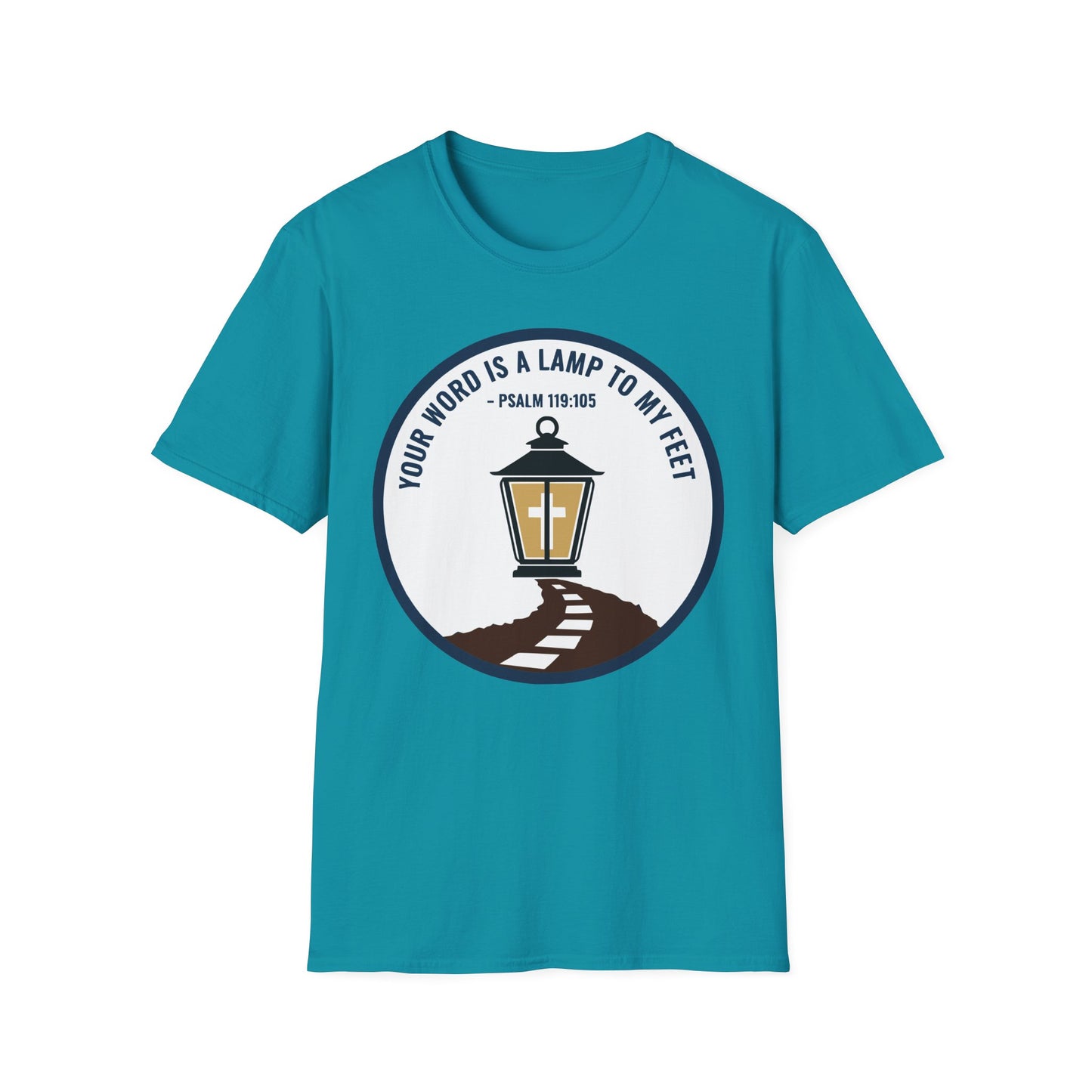 Your Word is a Lamp to My Feet Psalm 119:105 Inspirational Christian T-Shirt