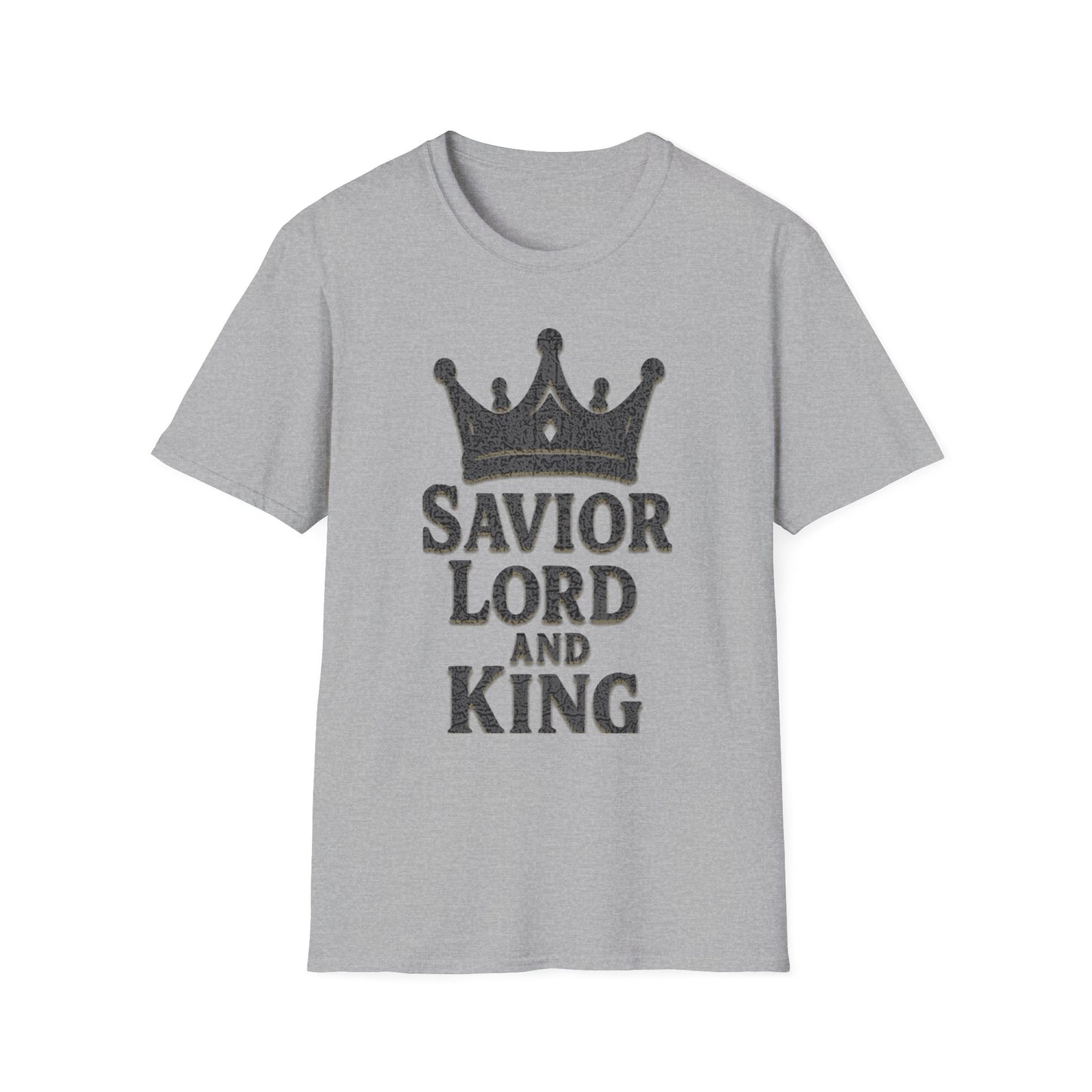 Savior Lord and King Unisex Softstyle Christian T-Shirt
