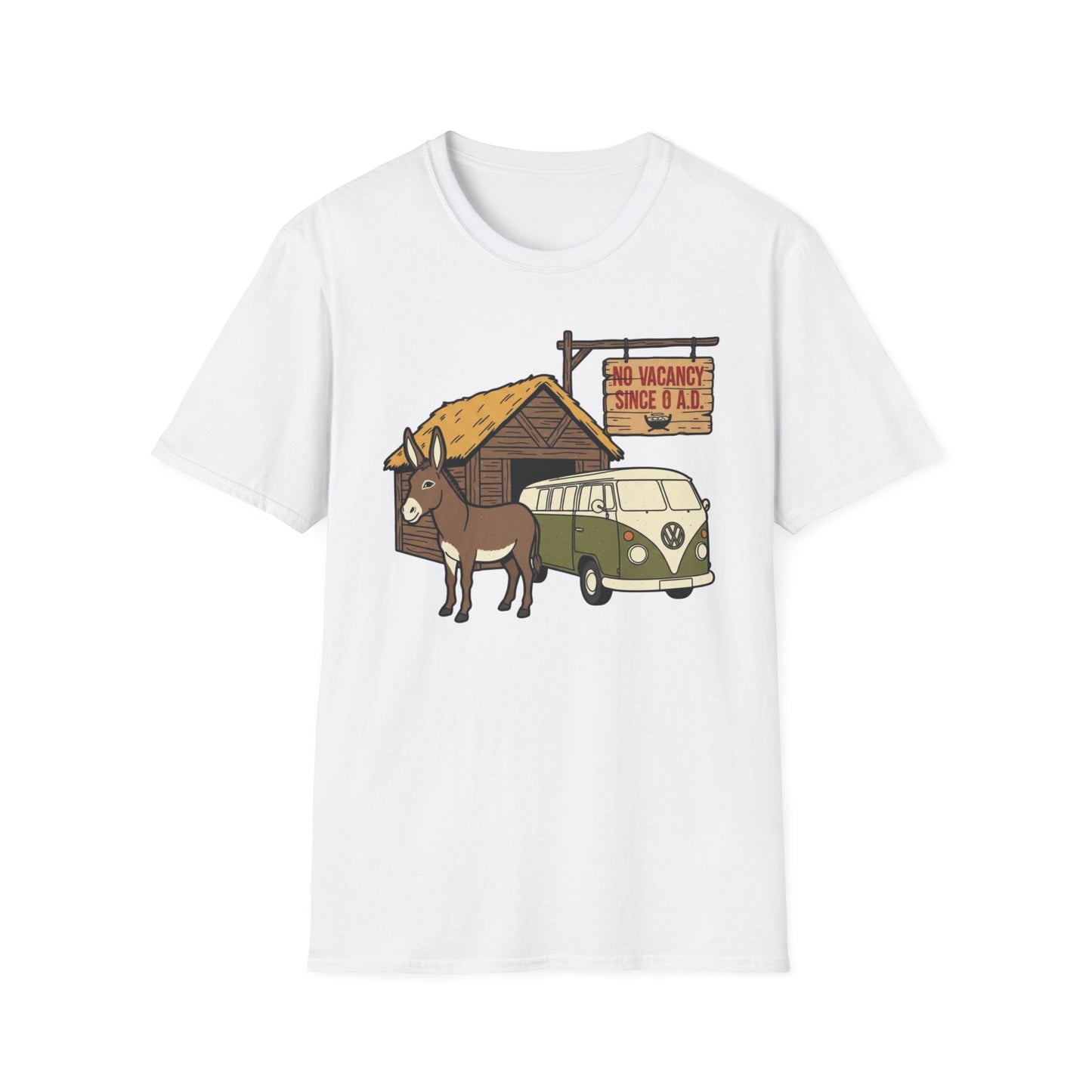 No Vacancy Since 0 AD Humorous Christmas Conversation Starter T-Shirt