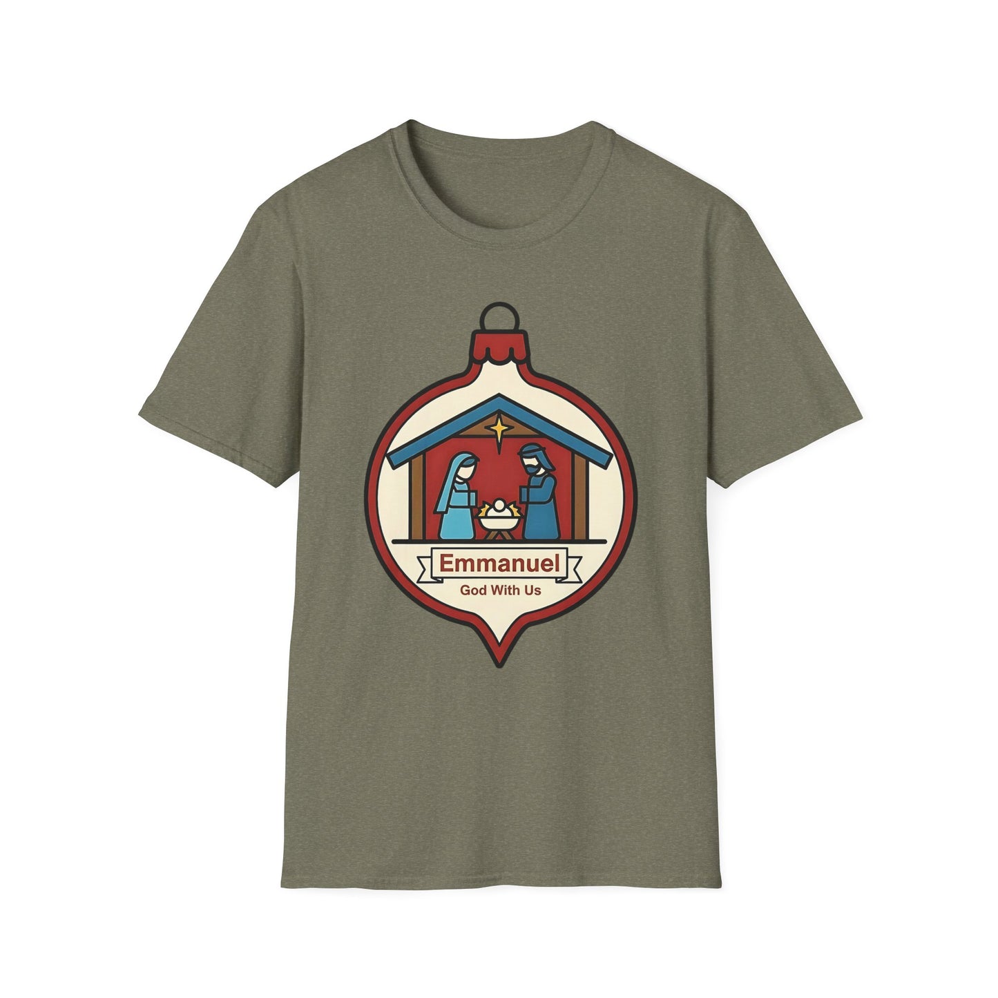 Emmanuel God With Us Christmas T-Shirt