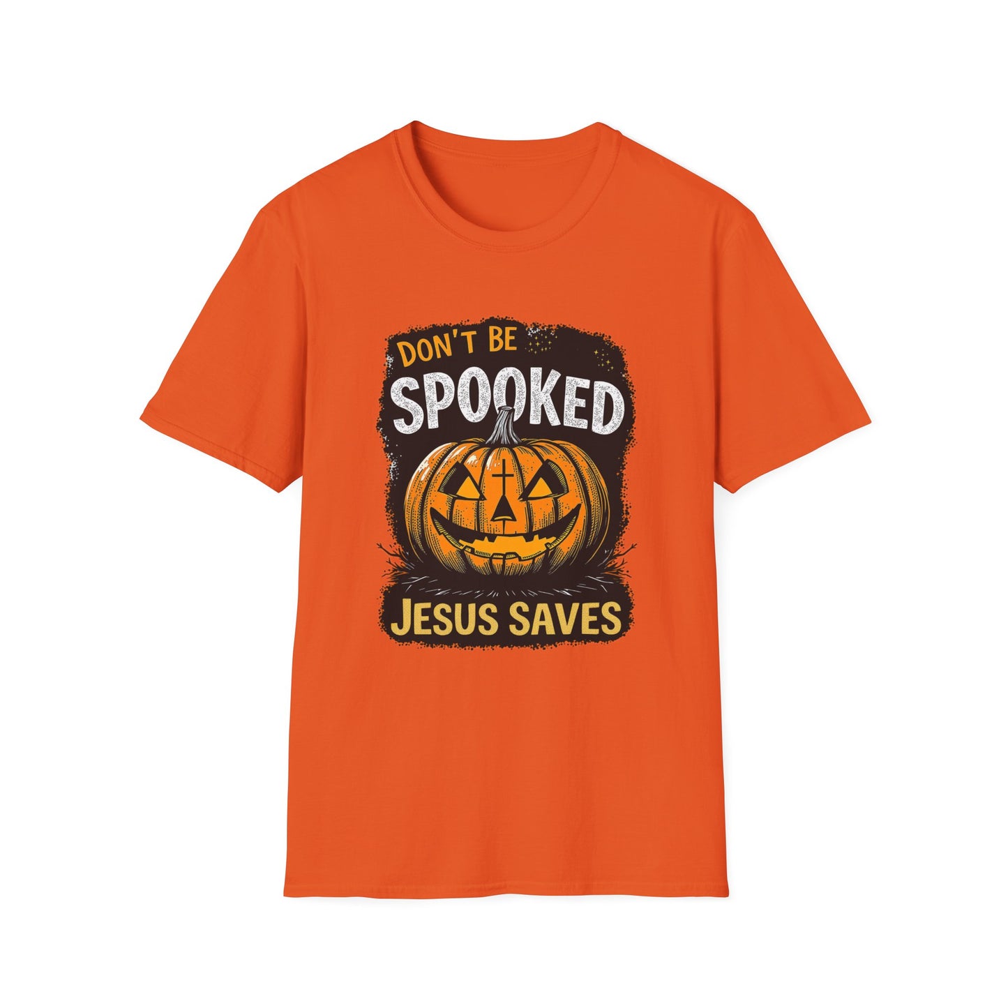 Don't Be Spooked Jesus Saves Halloween Christian T-Shirt