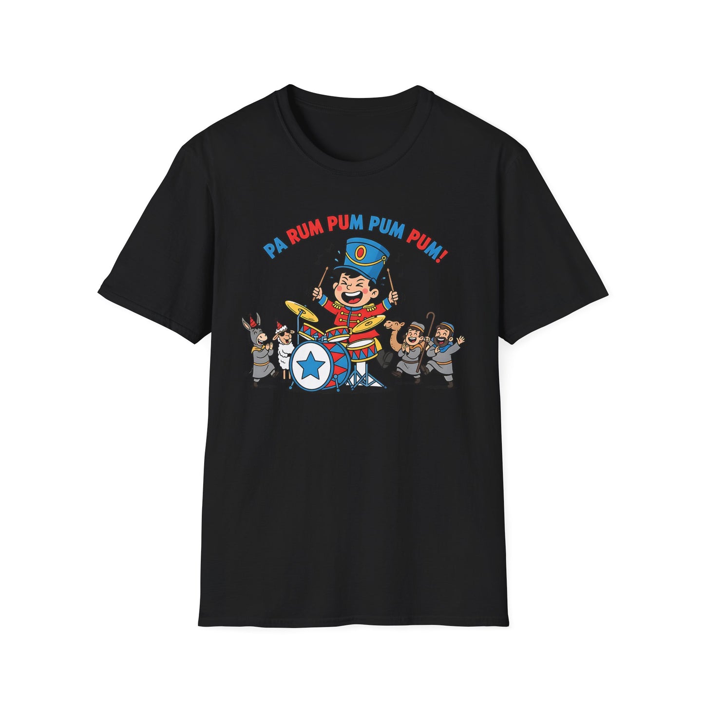 Funny Little Drummer Boy Christmas T-Shirt Pa Rum Pum Pum Pum!