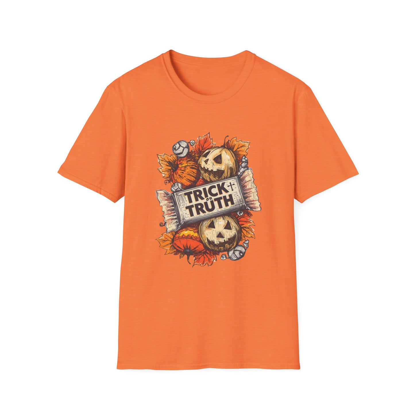 Halloween Trick or Truth Unisex Graphic T-Shirt