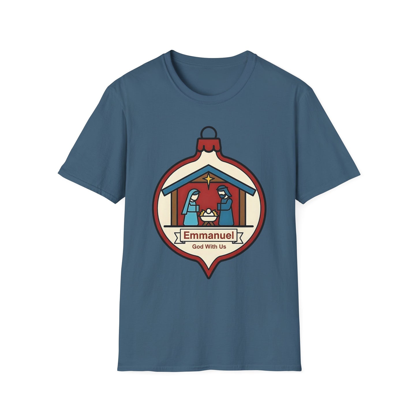 Emmanuel God With Us Christmas T-Shirt
