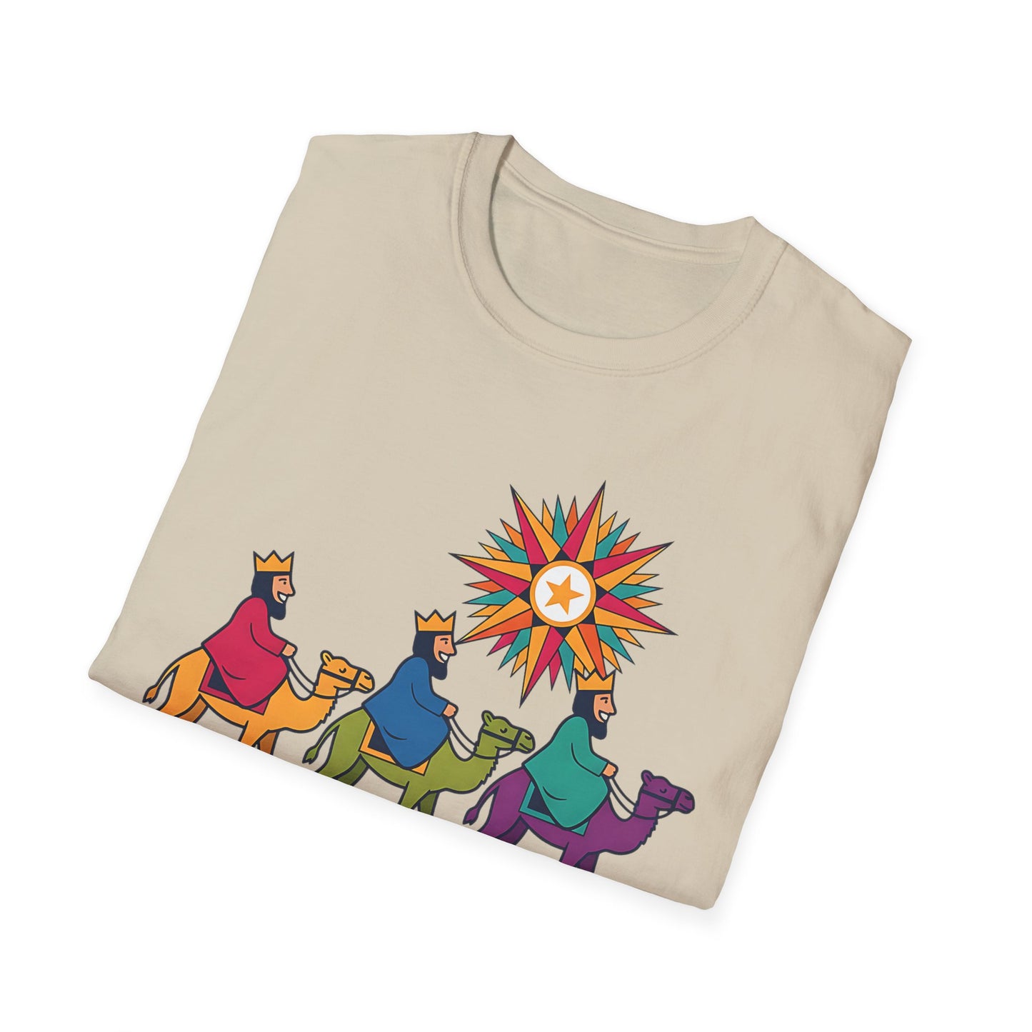 A088 - Follow the Star Christian Christmas T-Shirt