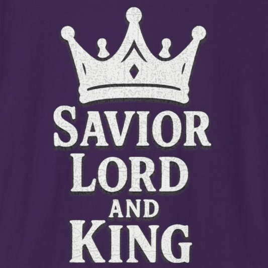 A036 - Savior Lord and King Unisex Softstyle Christian T-Shirt
