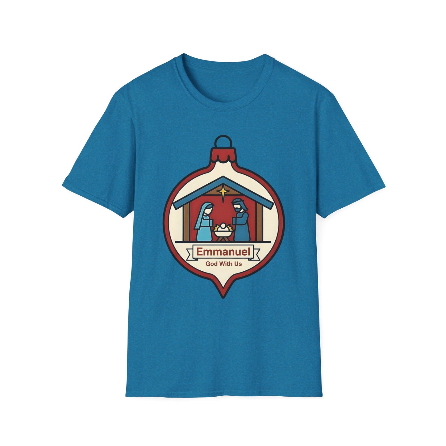 Emmanuel God With Us Christmas T-Shirt