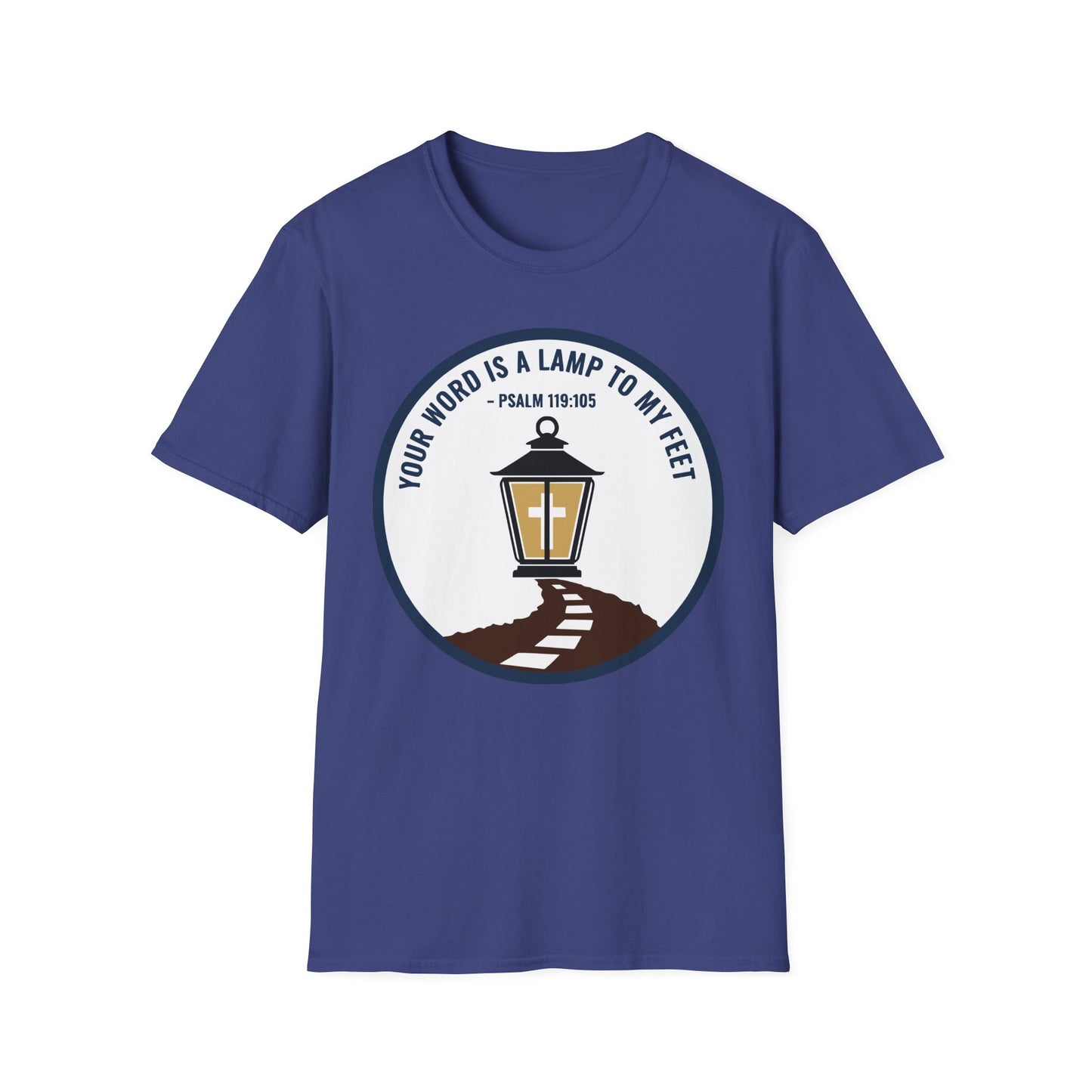 Your Word is a Lamp to My Feet Psalm 119:105 Inspirational Christian T-Shirt
