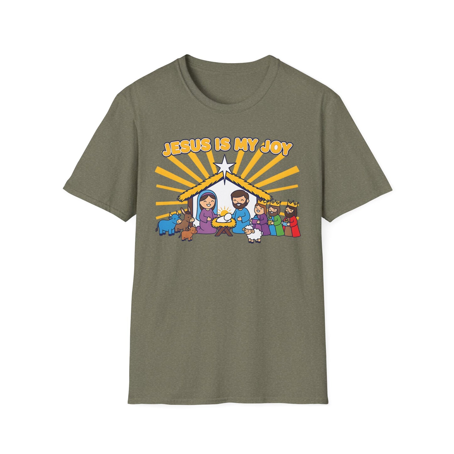 Jesus Is My Joy Christian Christmas T-Shirt