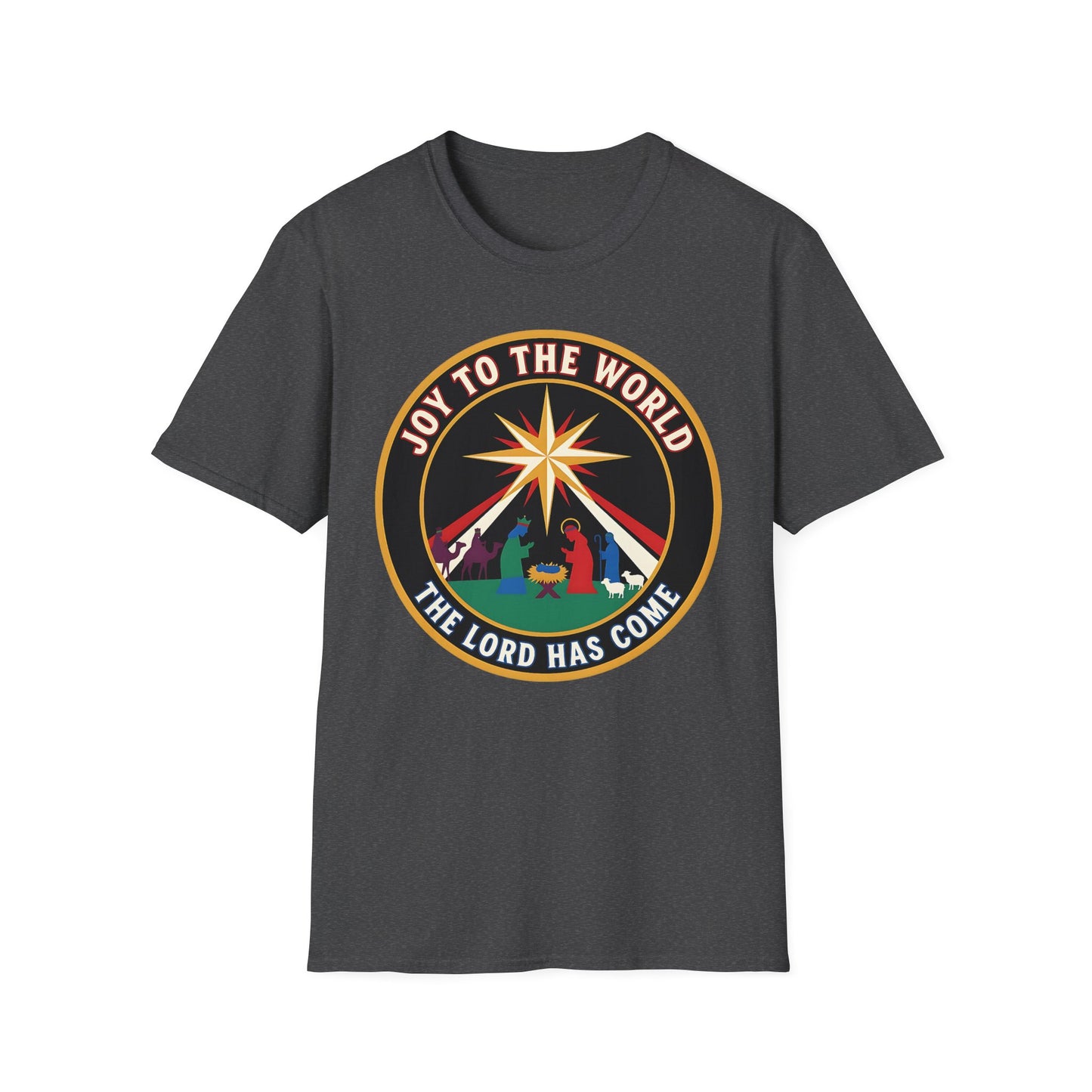 Joy to the World the Lord Has Come Unisex Christian Christmas T-Shirt