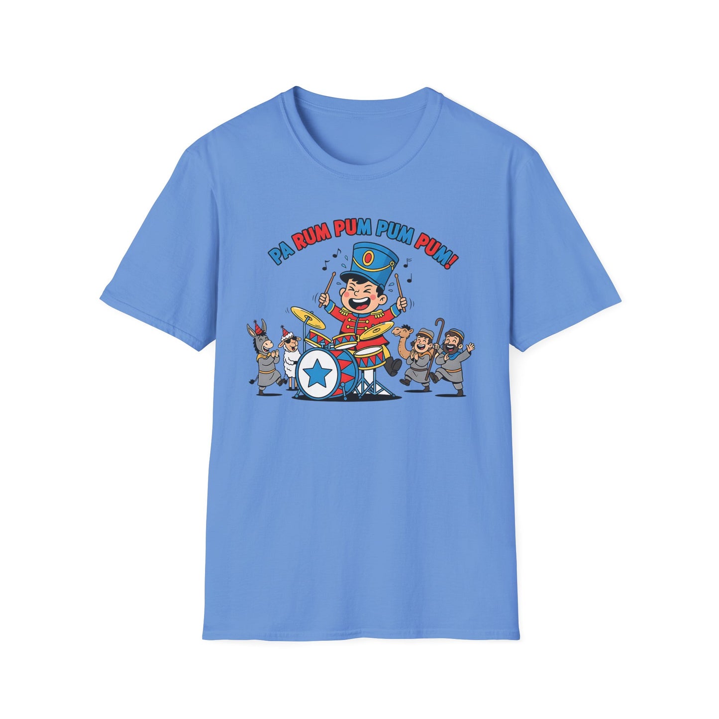 Funny Little Drummer Boy Christmas T-Shirt Pa Rum Pum Pum Pum!