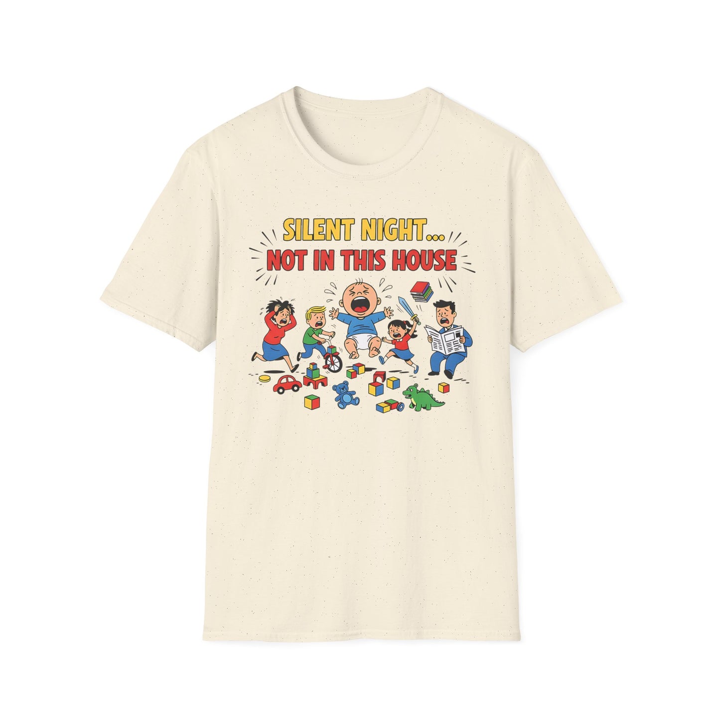 Silent Night Not in This House Funny Christmas T-Shirt