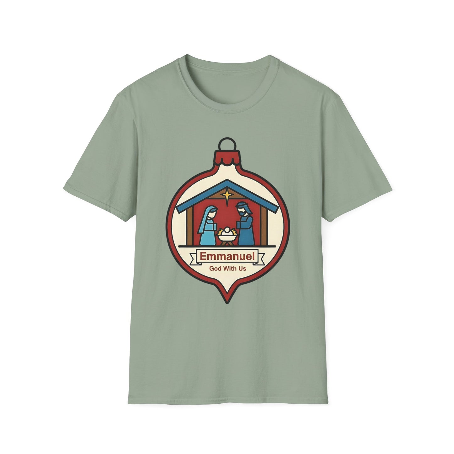 Emmanuel God With Us Christmas T-Shirt