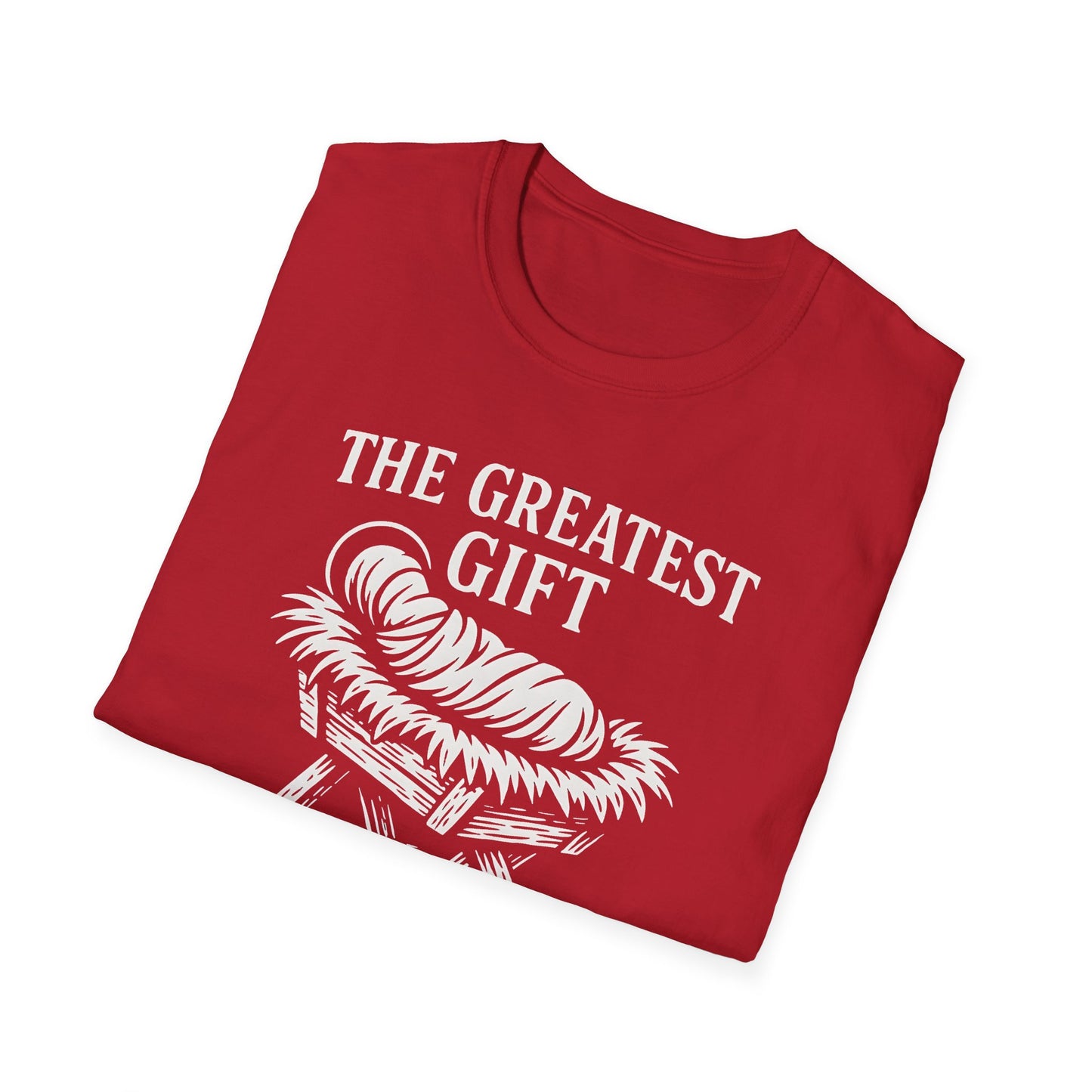 The Greatest Gift Was Wrapped In Swaddling Clothes Christian Christmas T-Shirt