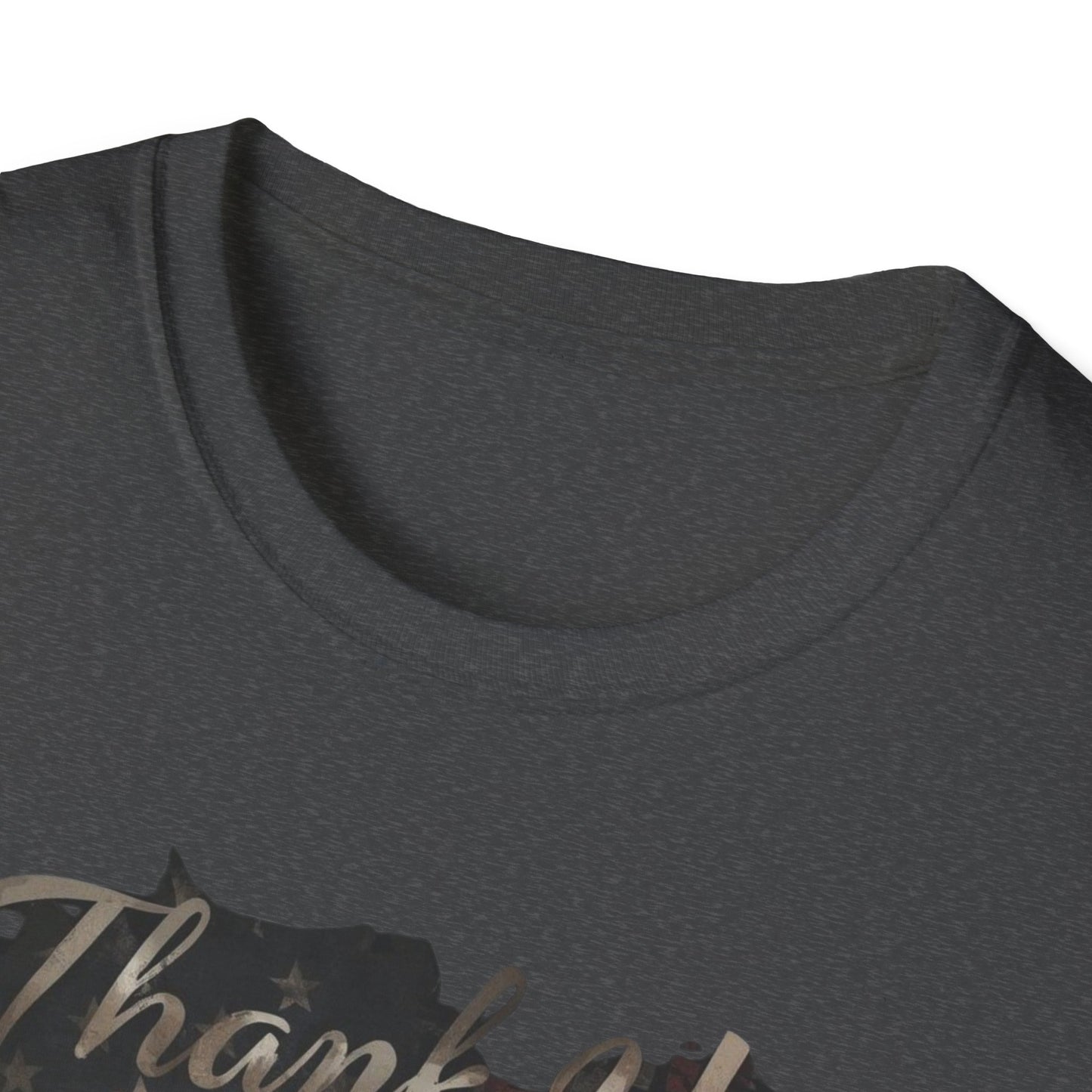 Thank You Veterans Unisex Softstyle Patriotic T-Shirt