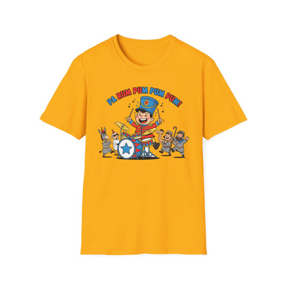 Funny Little Drummer Boy Christmas T-Shirt Pa Rum Pum Pum Pum!