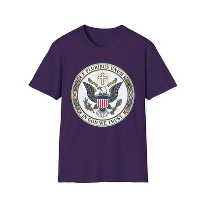 Patriotic Presidential Seal T-Shirt • E Pluribus Unum • In God We Trust
