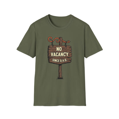No Vacancy Since 0 AD Funny Christmas T-Shirt