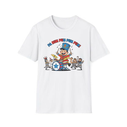 Funny Little Drummer Boy Christmas T-Shirt Pa Rum Pum Pum Pum!