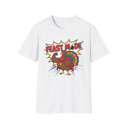 A057 - Feast Mode Funny Thanksgiving Turkey T-Shirt