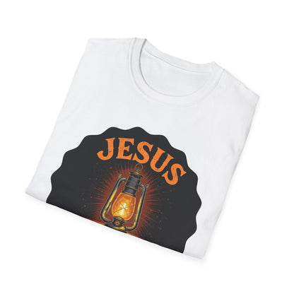 A028 - Jesus Is My Light in the Darkness - Inspirational Christian T-Shirt