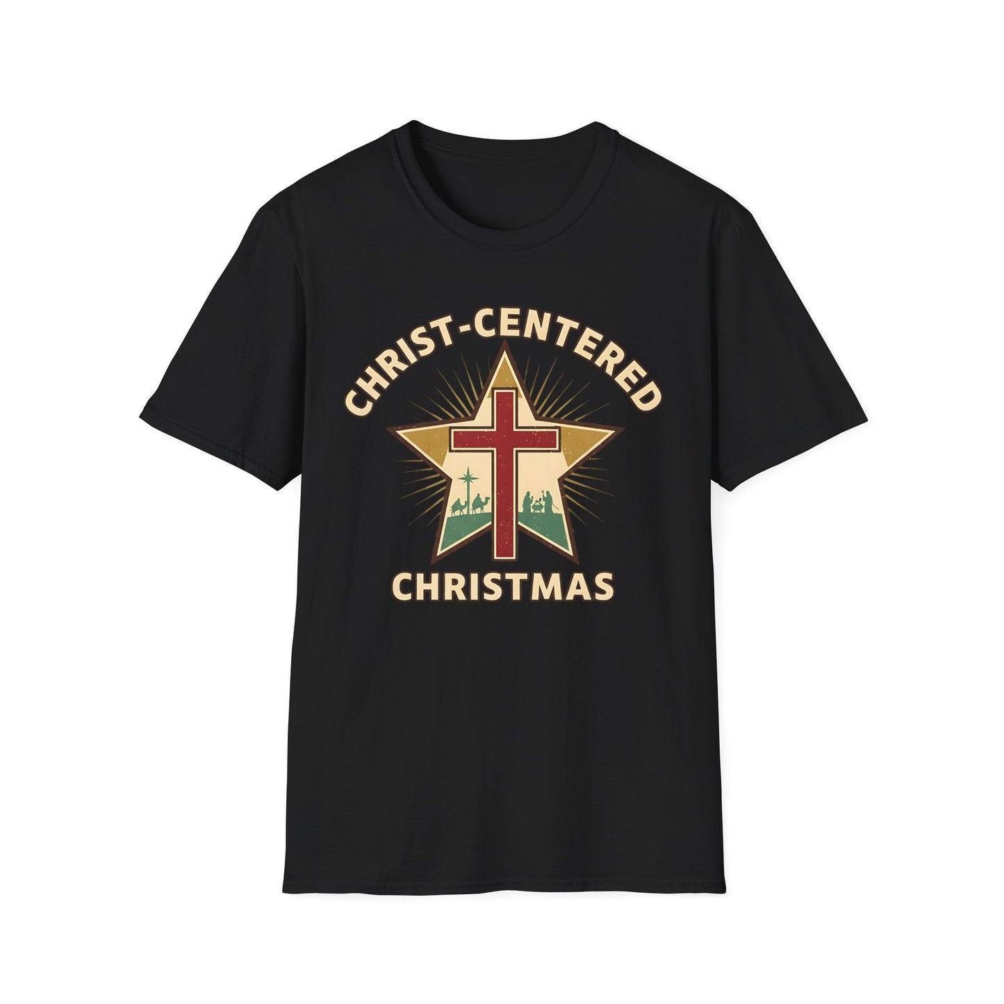A079 - Christ-Centered Christmas T-Shirt