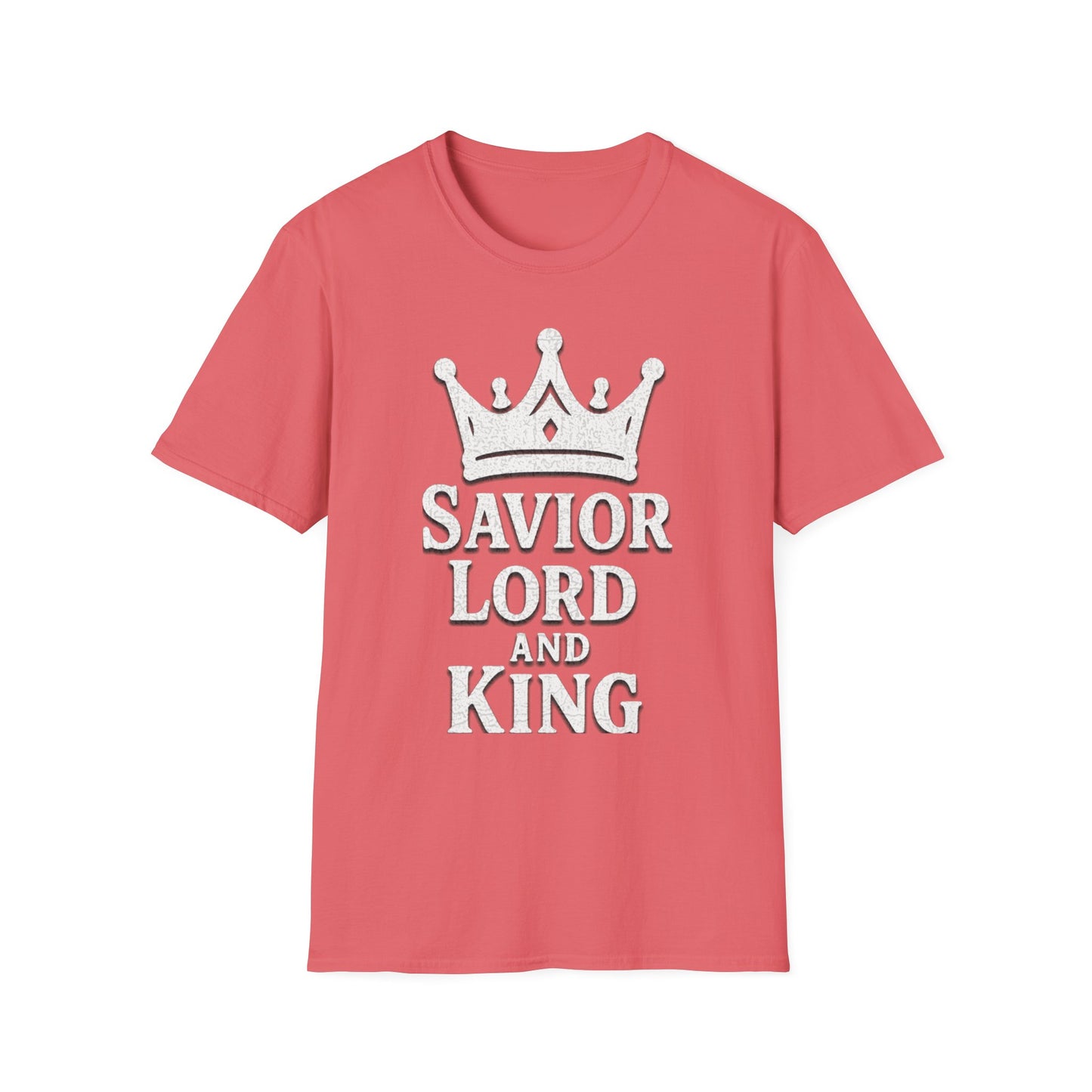 A036 - Savior Lord and King Unisex Softstyle Christian T-Shirt