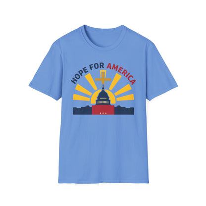Hope for America Christian Patriotic T-Shirt — Capitol & Cross Design
