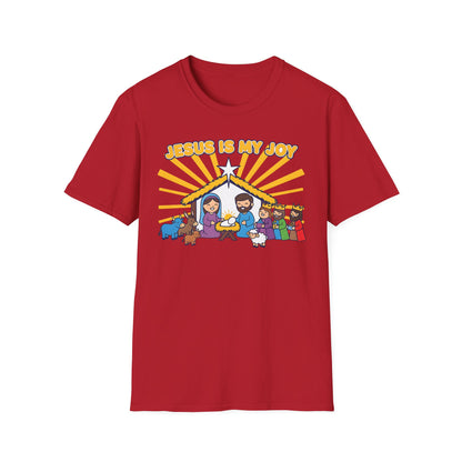 Jesus Is My Joy Christian Christmas T-Shirt