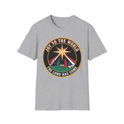 Joy to the World the Lord Has Come Unisex Christian Christmas T-Shirt