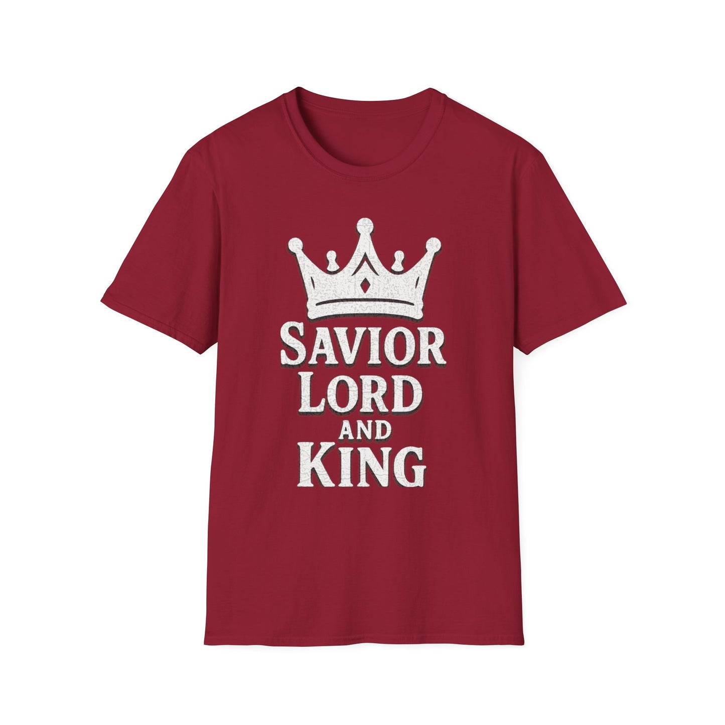 A036 - Savior Lord and King Unisex Softstyle Christian T-Shirt