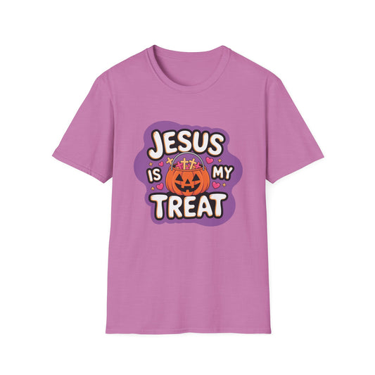 A030 - Jesus is My Treat Unisex Softstyle Halloween T-Shirt
