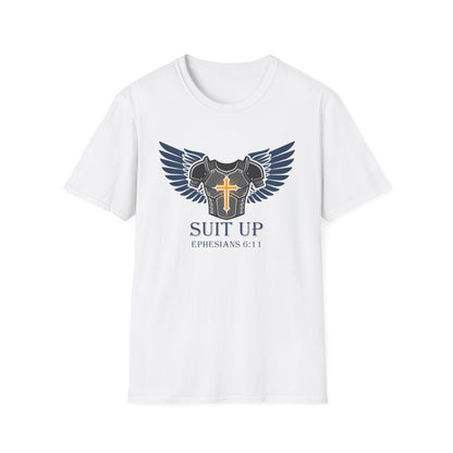 Suit Up Christian Graphic T-Shirt Ephesians 6:11