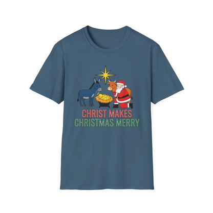A089 - Christ Makes Christmas Merry T-Shirt