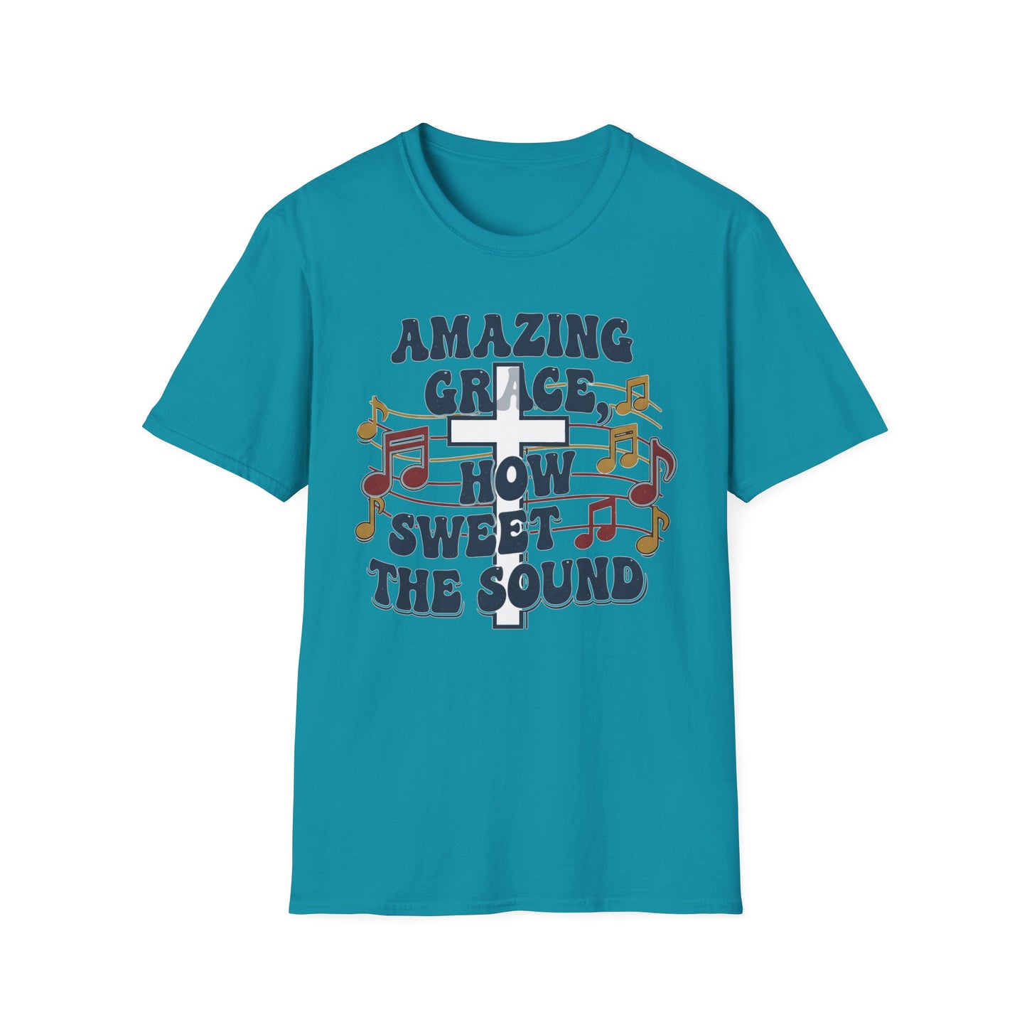 Amazing Grace Musical Unisex Softstyle Christian T-Shirt