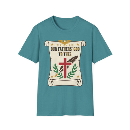 Our Fathers' God to Thee Christian Hymn T-Shirt