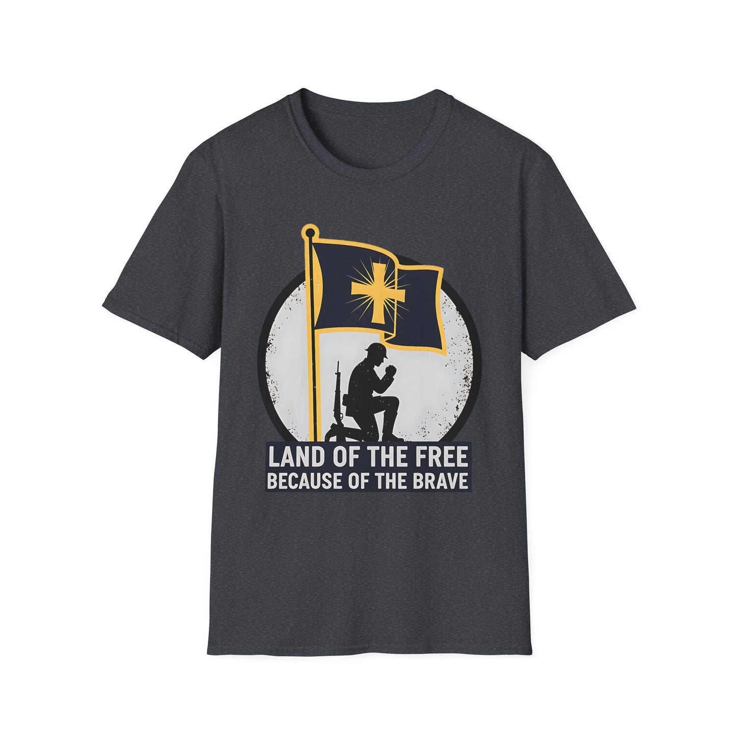 Land of the Free Because of the Brave Patriotic T‑Shirt