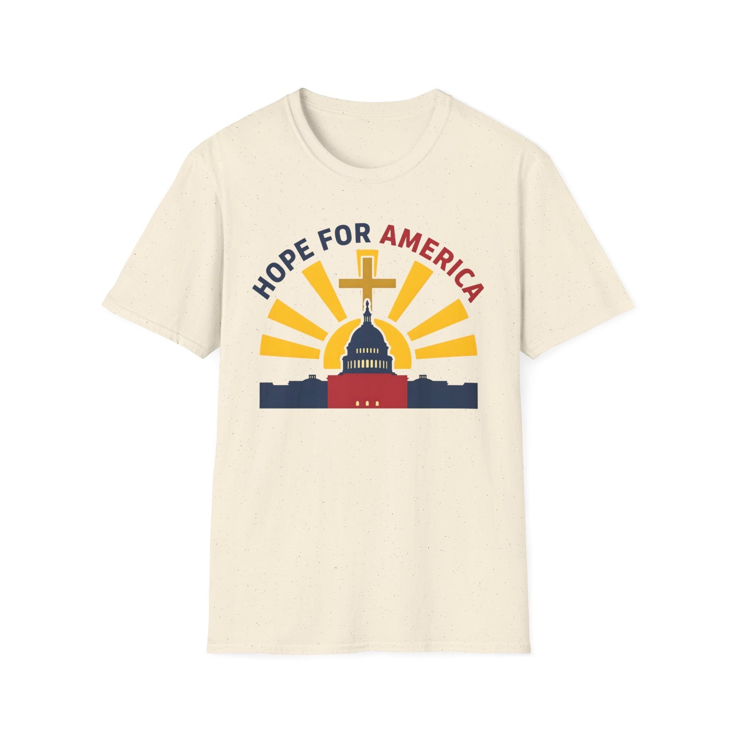 Hope for America Christian Patriotic T-Shirt — Capitol & Cross Design