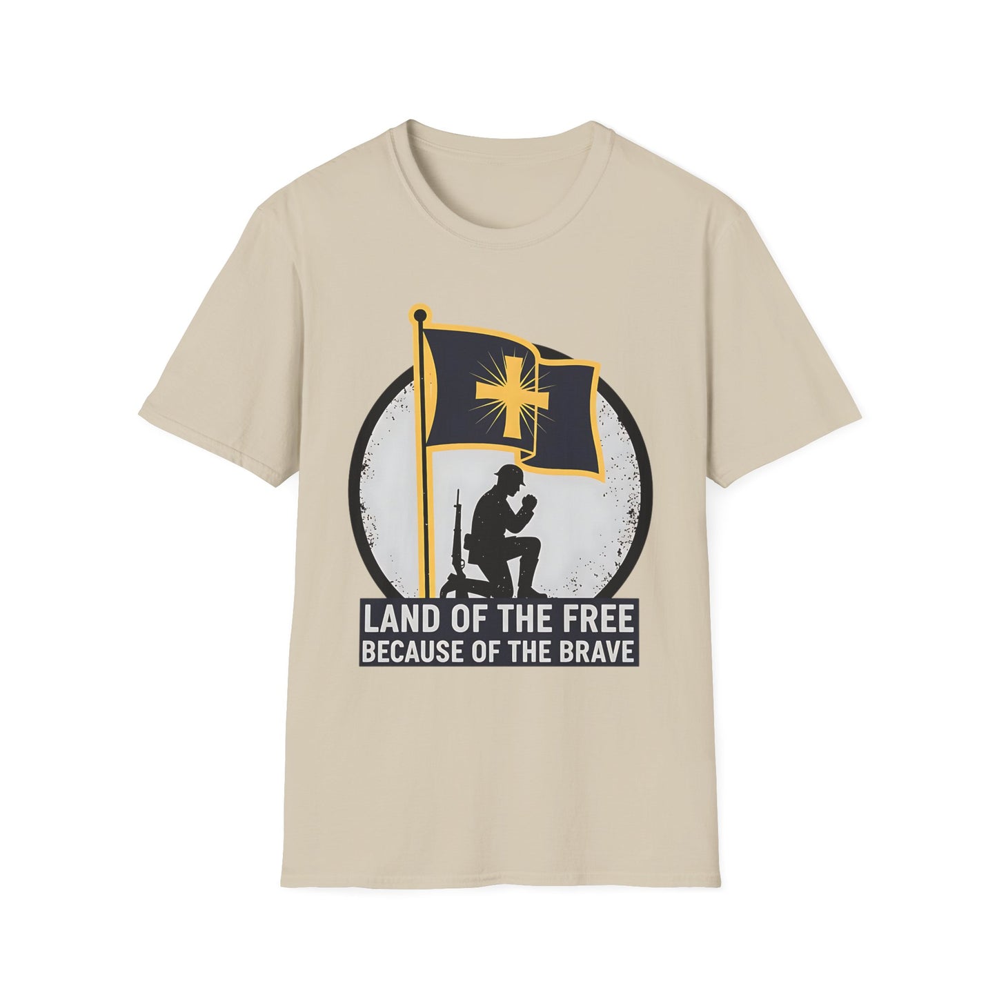 Land of the Free Because of the Brave Patriotic T‑Shirt