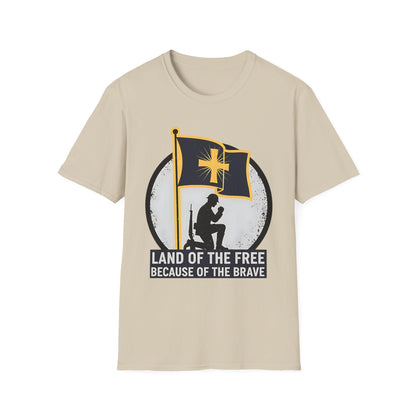 Land of the Free Because of the Brave Patriotic T‑Shirt